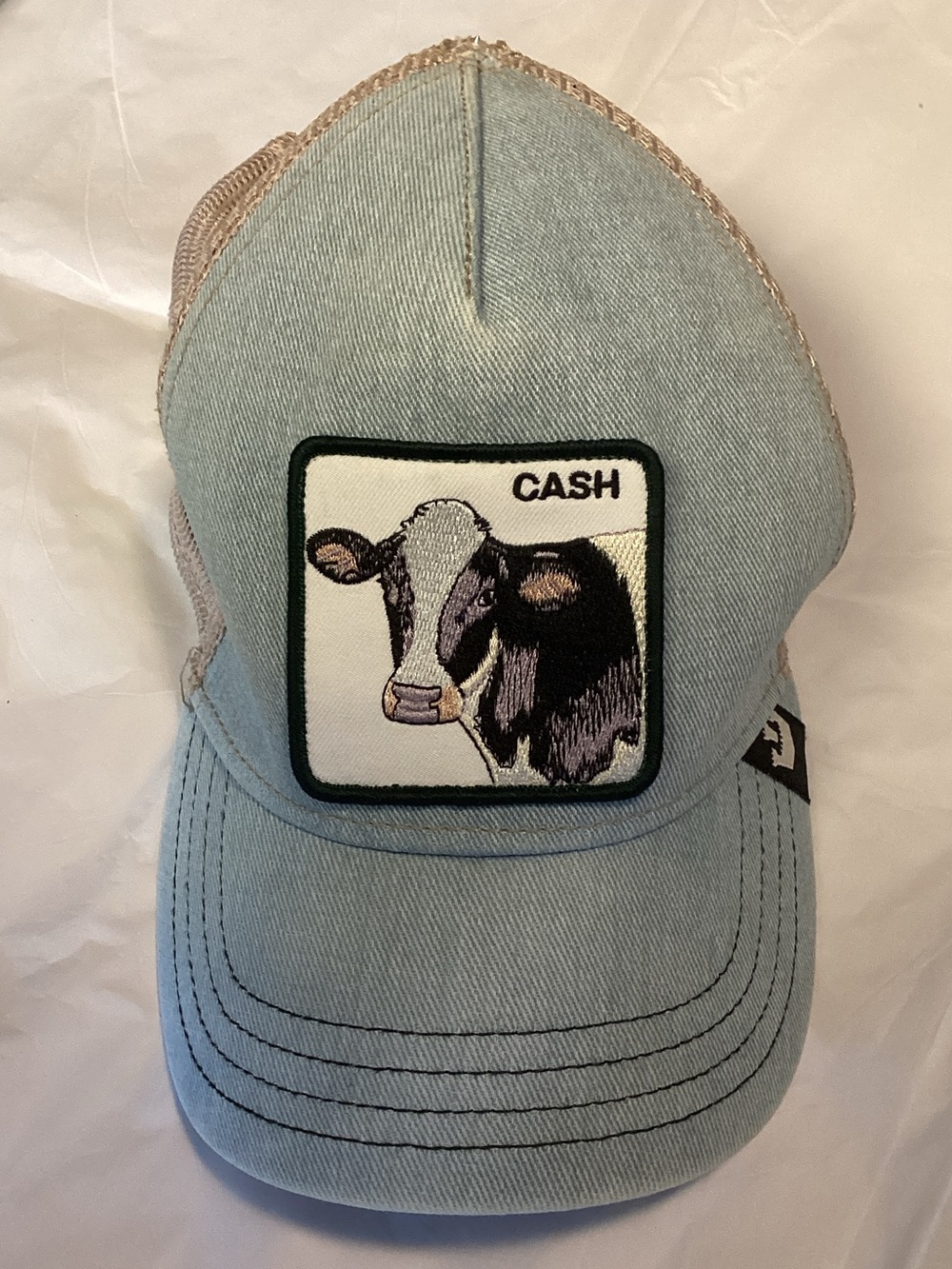 Goorin Brothers The Farm Denim Cash Cow Trucker’s Cap #101-0383